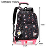 2020 New Big Capacity Trolley School Bags For Teenage Girls Waterproof School Backpack Children Schoolbag Travel Bag Mochilas