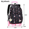 2020 New Big Capacity Trolley School Bags For Teenage Girls Waterproof School Backpack Children Schoolbag Travel Bag Mochilas