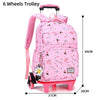 2020 New Big Capacity Trolley School Bags For Teenage Girls Waterproof School Backpack Children Schoolbag Travel Bag Mochilas