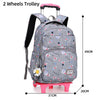 2020 New Big Capacity Trolley School Bags For Teenage Girls Waterproof School Backpack Children Schoolbag Travel Bag Mochilas