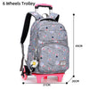 2020 New Big Capacity Trolley School Bags For Teenage Girls Waterproof School Backpack Children Schoolbag Travel Bag Mochilas