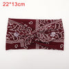 Women Hair Bands Retro Cotton Stretch Headbands Women Headwrap Bow Turban Headwear Bandage Hairbands Bandana Hair Accessories