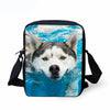 Funny 3D Dog Husky Print School Bags Boys Girls Backpack Set for Teenagers Middle School Student Book Shoulder Bag Kids Bagpack