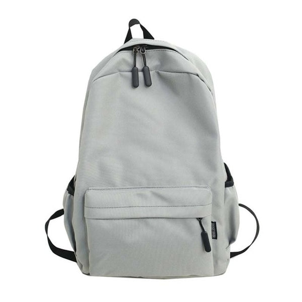 HOCODO Men Backpack New Solid Color Fashion School Bag For Teenage Backpacks Unisex Shoulder Travel Bag Male Rucksack Mochila