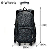 Children Trolley School Bags For Teenage Girl Boy School Backpack Kids Travel Trolley Backpack Wheeled Bag Waterproof Schoolbag