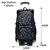 Children Trolley School Bags For Teenage Girl Boy School Backpack Kids Travel Trolley Backpack Wheeled Bag Waterproof Schoolbag