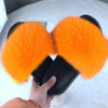 LITTHING 2020 Women Furry Slippers Ladies Shoes Cute Plush Fox Hair Fluffy Sandals Women's Fur Slippers Winter Warm Slippers Hot