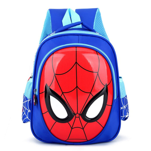 Disney new cartoon kindergarten schoolbag baby boy tide 3-6 year old boy cute child spiderman children schoolbag travel backpack