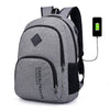 15.6 inch Anti theft Laptop Bag USB Charging Male Canvas BackPack Travel School Bag Men Backpack Teenager SchoolBag Mochila