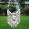 Traditional Miao necklace Hmong wedding jewelry Women Tassel