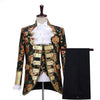 Men's Gothic Style Palace Aristocrat Suit  Palace Court Prince Halloween Masquerade Cosplay Party Suit Set Men Costume Homme XL