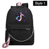 Hot Tok-tik Backpack Multifunction USB Charging Travel Canvas Student Backpack For Teenagers Boys Girls School Bag