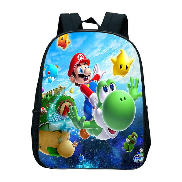 Super Mario School Backpack Children's Backpack Girls School Bags Anime Bag Backpacks for Girls Cartoon Bag Super Mario Backpack