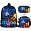 3pcs/set School Bags For Teen Girls&boys School Backpack Cartoon Trollhunters Pattern Bookbag Lovely Satchel