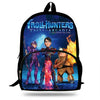 3pcs/set School Bags For Teen Girls&boys School Backpack Cartoon Trollhunters Pattern Bookbag Lovely Satchel