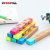 1pc Kawaii Stationery Rectangle 2B Pencil Rubber Eraser Student Prizes Gift Solid Color Soft Eraser School Supply