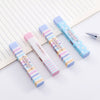 1pc Kawaii Stationery Rectangle 2B Pencil Rubber Eraser Student Prizes Gift Solid Color Soft Eraser School Supply